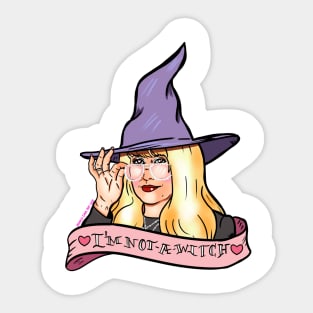 I am Not A Witch Sticker